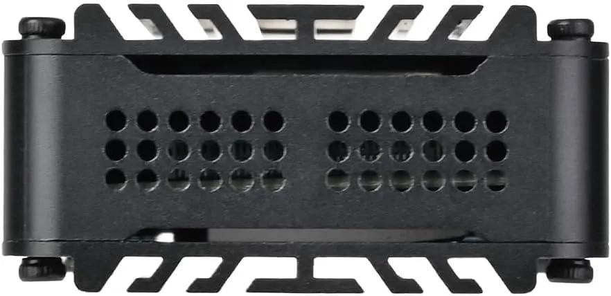 SilverStone Technology MS12-40G USB 4 NVMe M.2 SSD Enclosure with Active Cooling, SST-MS12B-40G