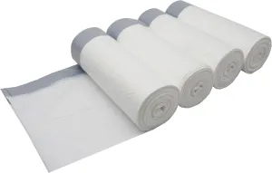 Small Trash bag,Gereen 0.8-1.2 Gallon Drawstring Trash bag Garbage Bag Trash Can Liner,Extra Strong 120 Counts for Home,Office,Car (White, 0.8-1.2 Gallon(120 Count))