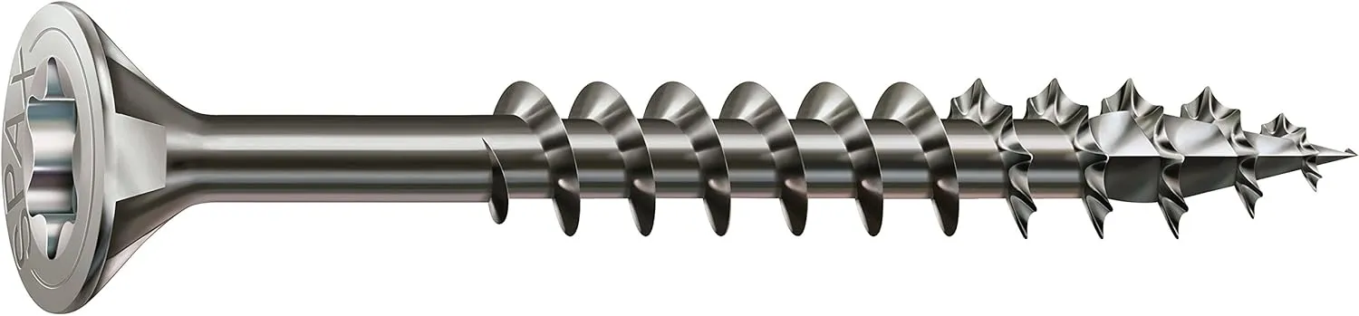 Spax T-Star Plus – All-Purpose Screw, Countersunk Head, T, 4Cut, Partial Thread, Stainless Steel A2, 1.4567 – 0197000350303, 0197000601603