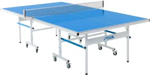 STIGA XTR Professional Outdoor Table Tennis Tables – All Weather Aluminum Waterproof Outdoor or Indoor Design with Net & Post - 10 Minute Easy Assembly Ping Pong Table with Compact Storage