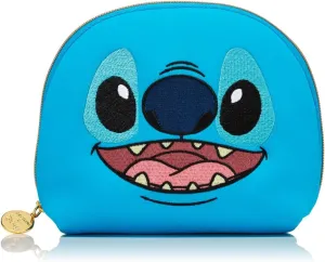 Stitch Make Up Bag, Official Disney Stitch Make Up Bag, Scuba Material Cosmetic Bag, Blue, Rectangular Bag, Waterproof, Easy to Clean, Makeup, Travel