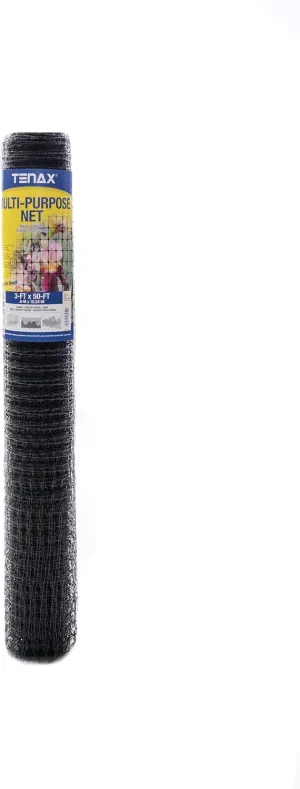 Tenax 60041989 Multi-Purpose Net, 3' x 50', Black