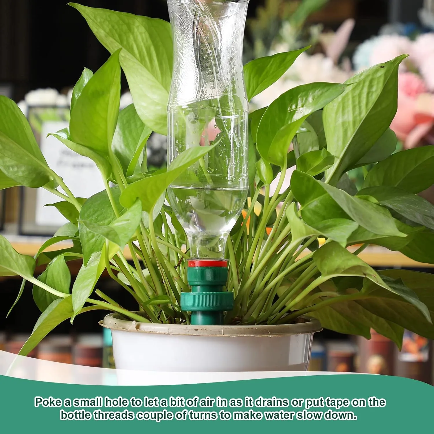 Terracotta Plant Watering Spikes Self to Use with Cola Bottles Houseplant Watering Stakes Automatic Irrigation System(Terracotta,15 Pack)