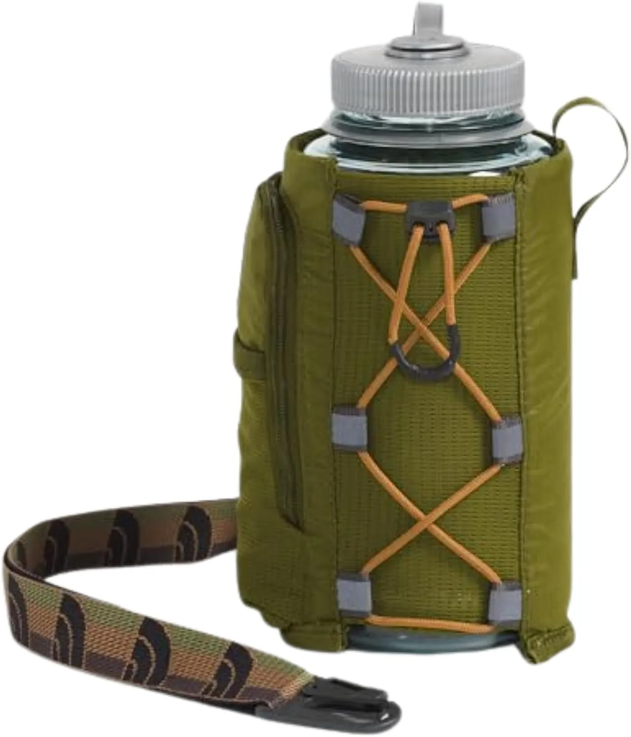 THE NORTH FACE Borealis Water Bottle Holder - PFAS Free, Forest Olive/Utility Brown One Size, One Size