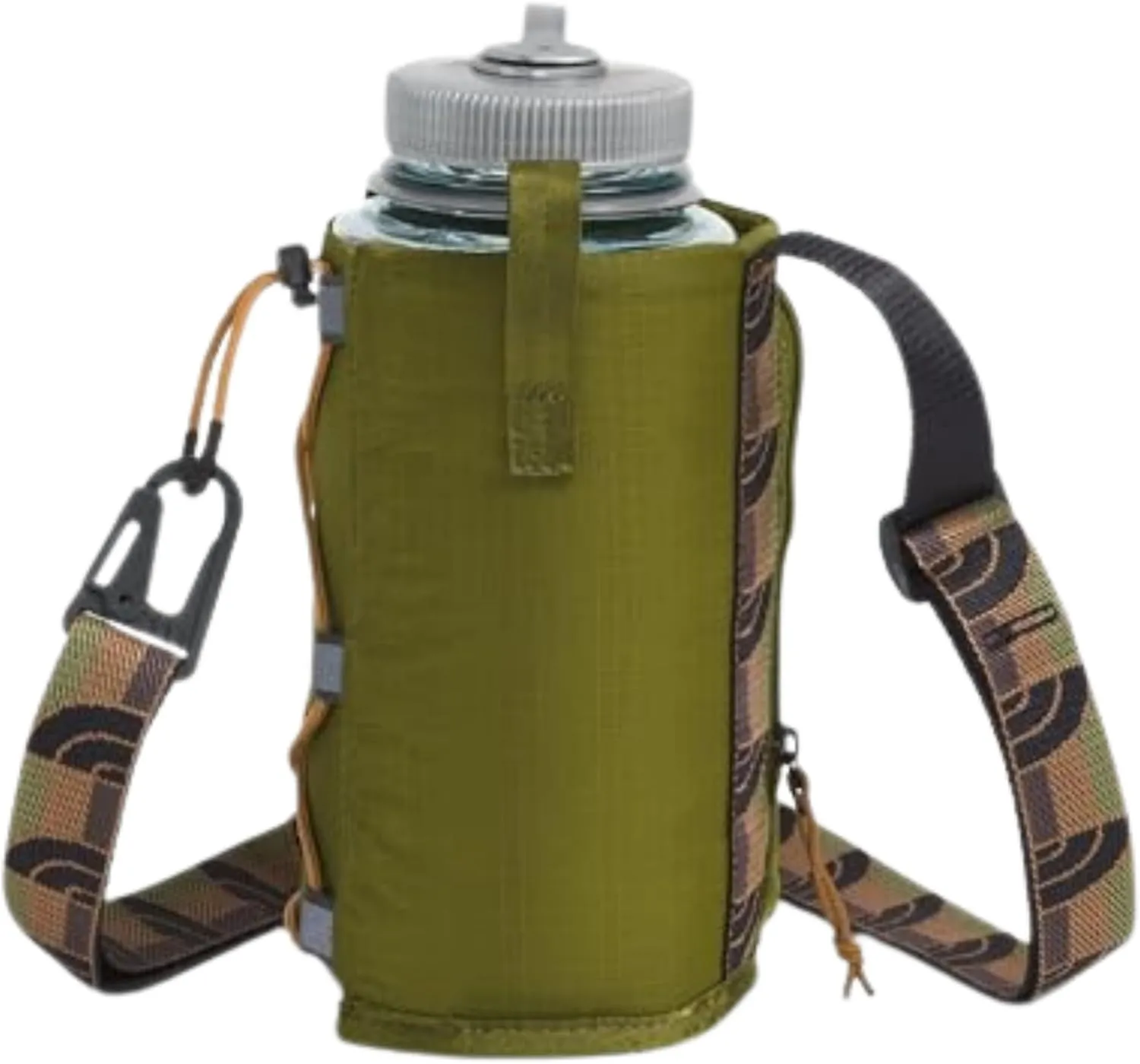 THE NORTH FACE Borealis Water Bottle Holder - PFAS Free, Forest Olive/Utility Brown One Size, One Size
