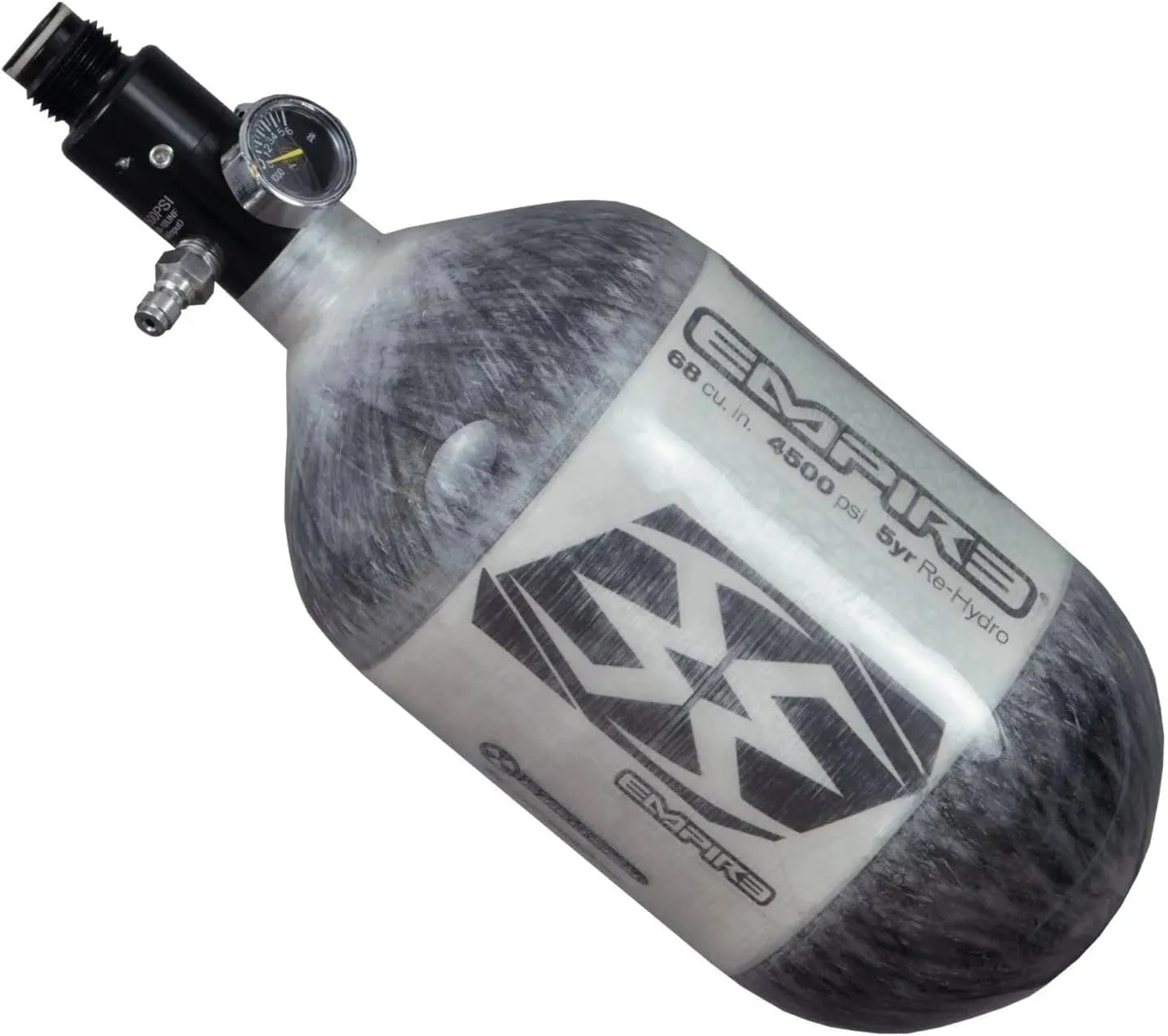 Tippmann Empire Carbon Fiber 68ci / 4500psi N2 Compressed Air HPA Paintball Tank - Guaranteed Hydro Date