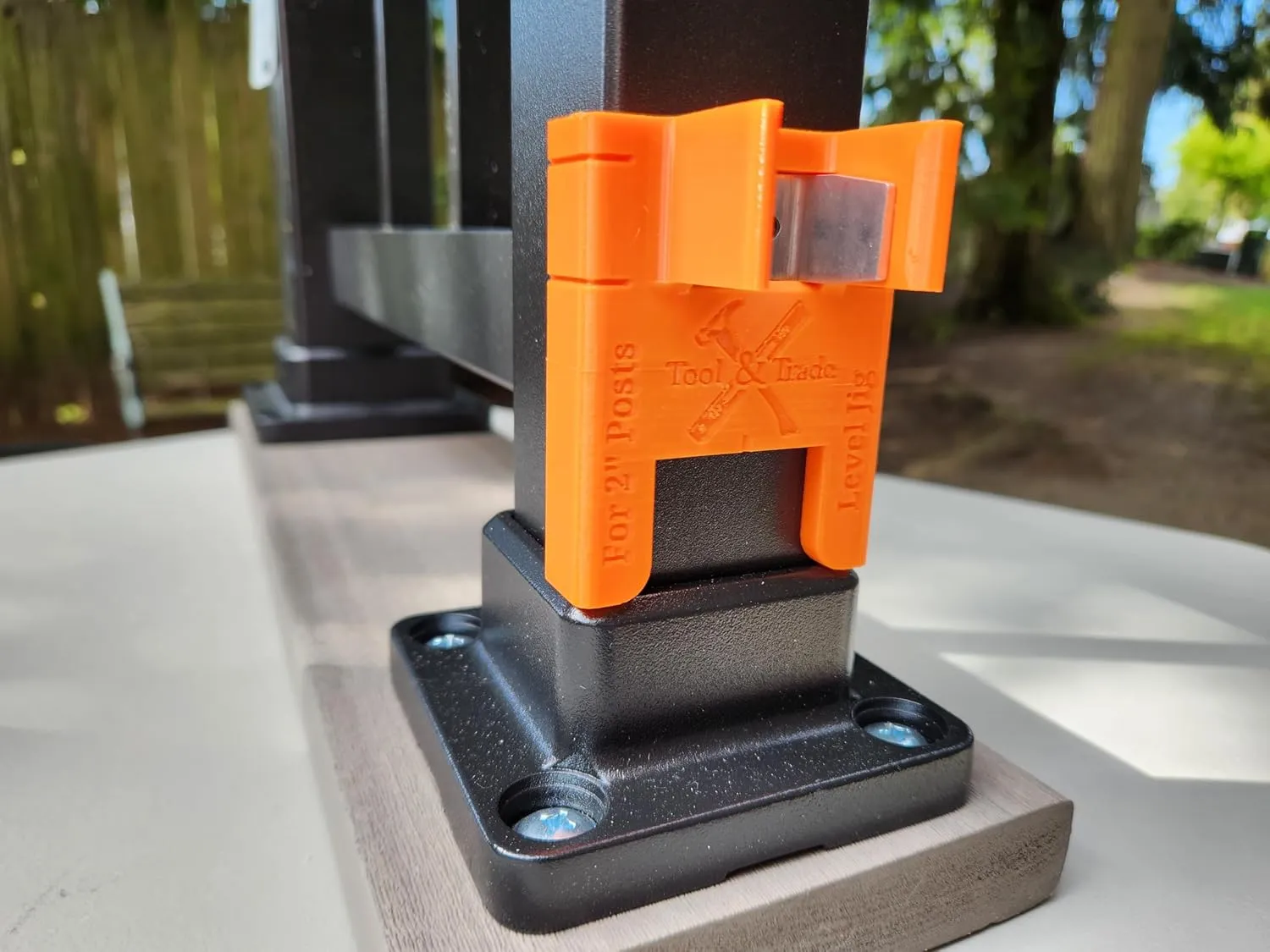 Tool & Trade Installation Tool for TimberTech Impression Rail - (3 Jig Combo Set w/ 6inch #2 SQ Installation Bit)