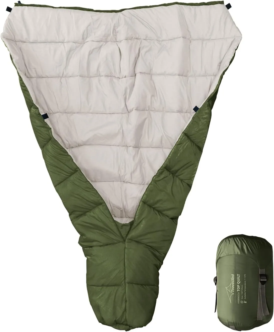 Top Quilt for Hammocks, Ultralight Sleeping Bag Topquilt, Warm Insulation Sleeping Quilt for Outdoor Hammock Camping