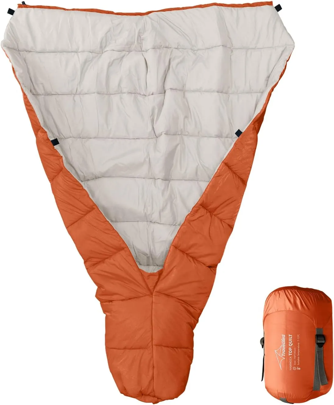Top Quilt for Hammocks, Ultralight Sleeping Bag Topquilt, Warm Insulation Sleeping Quilt for Outdoor Hammock Camping