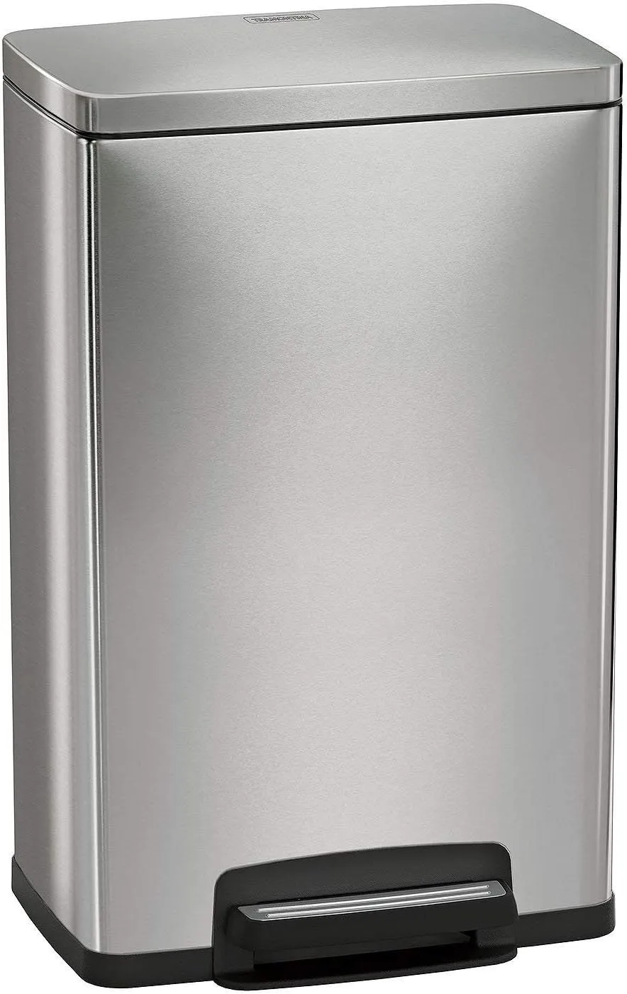 Tramontina 13 Gallon Step Trash Can Stainless Steel Includes 2 Freshener Cartridges …