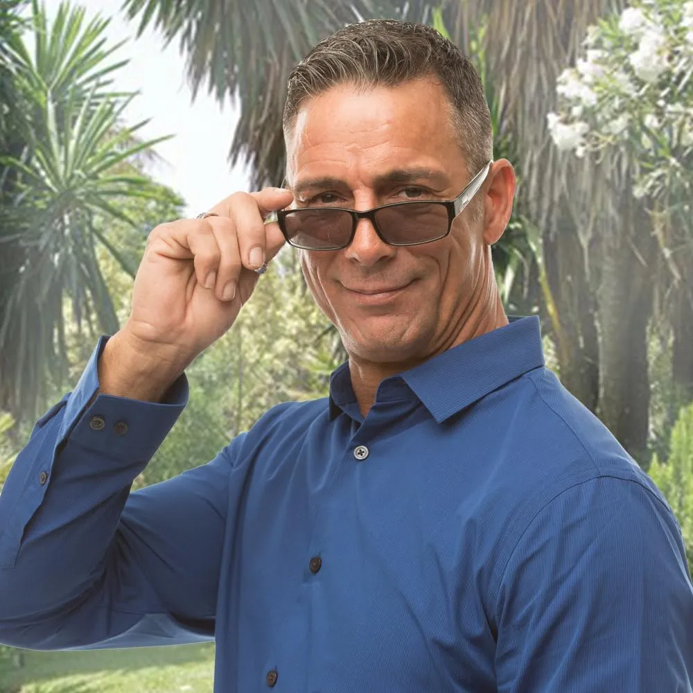 TruVision Readers 9504H Reading Glasses for Men & Women 1 or 3 Pk