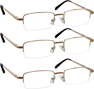 TruVision Readers 9509 Reading Glasses 1/3 PK, Men and Women  1.00-4.00