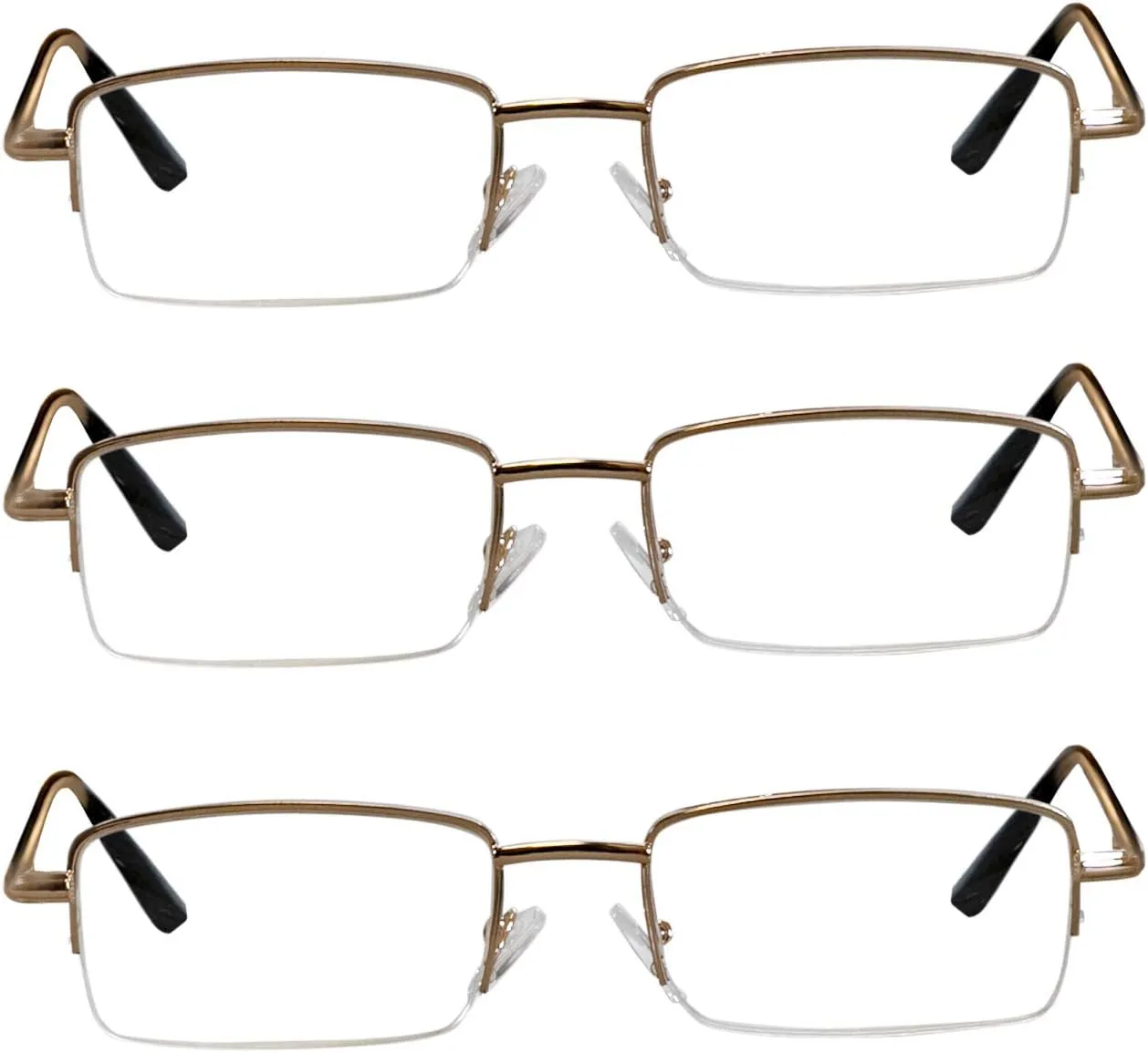 TruVision Readers 9509 Reading Glasses 1/3 PK, Men and Women  1.00-4.00