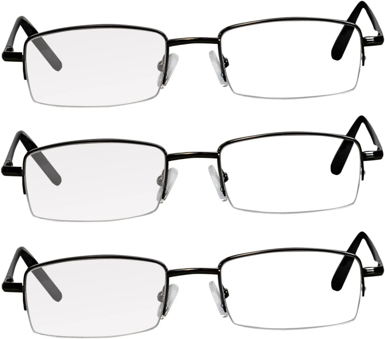 TruVision Readers 9509 Reading Glasses 1/3 PK, Men and Women  1.00-4.00