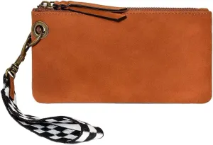 Universal Thread Zip Closure Wristlet - (Brown)