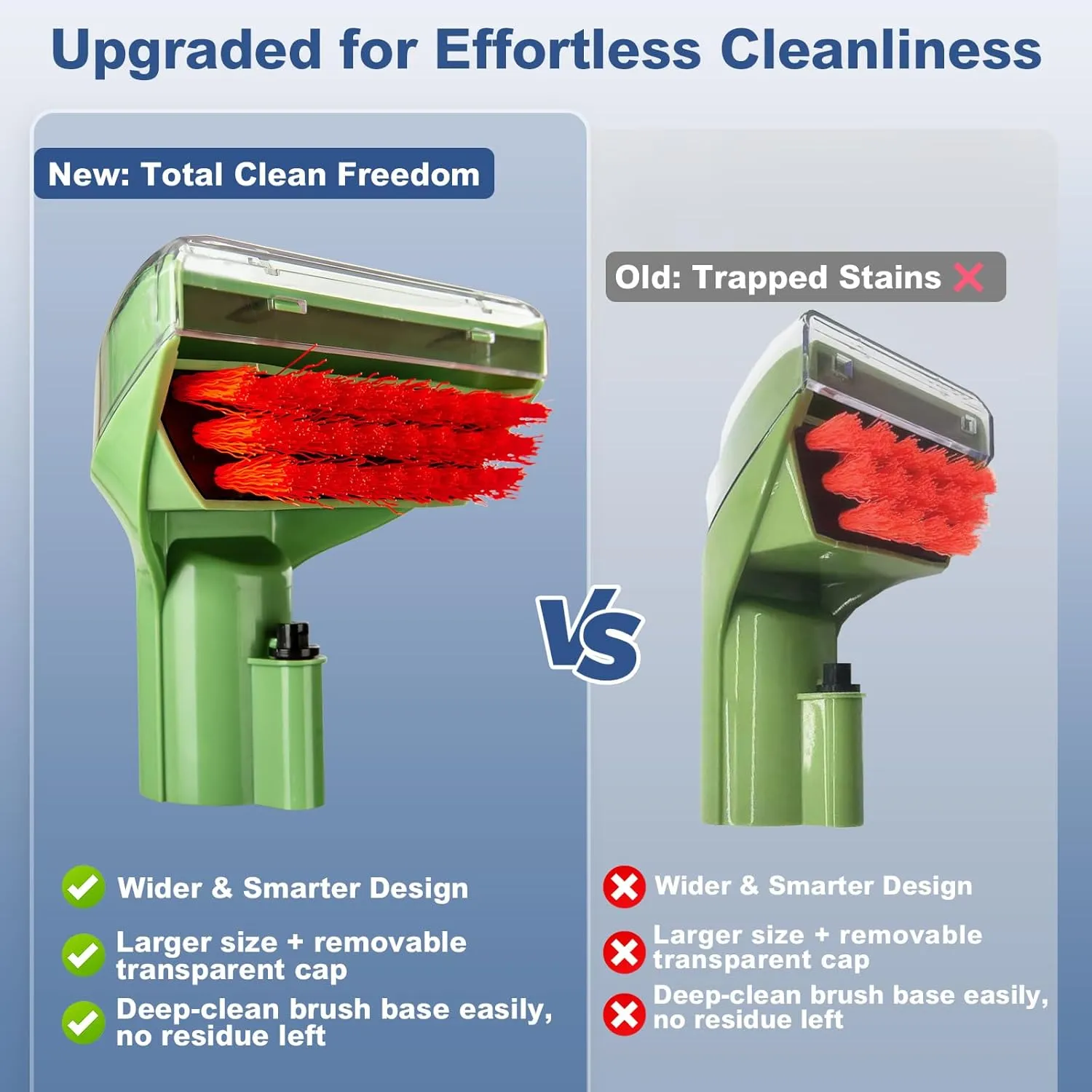 Upgraded 5.3 IN 1400B Machine Attachments Parts for Bissell Little Green Multi-Purpose Portable Carpet Cleaner 1400B 3353 1425 1400W 1400 2458 Series, Tough Stain Brush Tool for Carpet Cleaners