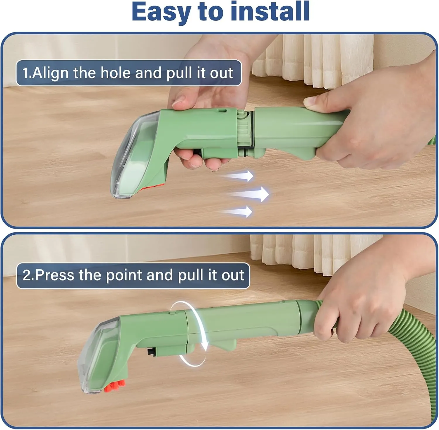 Upgraded 5.3 IN 1400B Machine Attachments Parts for Bissell Little Green Multi-Purpose Portable Carpet Cleaner 1400B 3353 1425 1400W 1400 2458 Series, Tough Stain Brush Tool for Carpet Cleaners