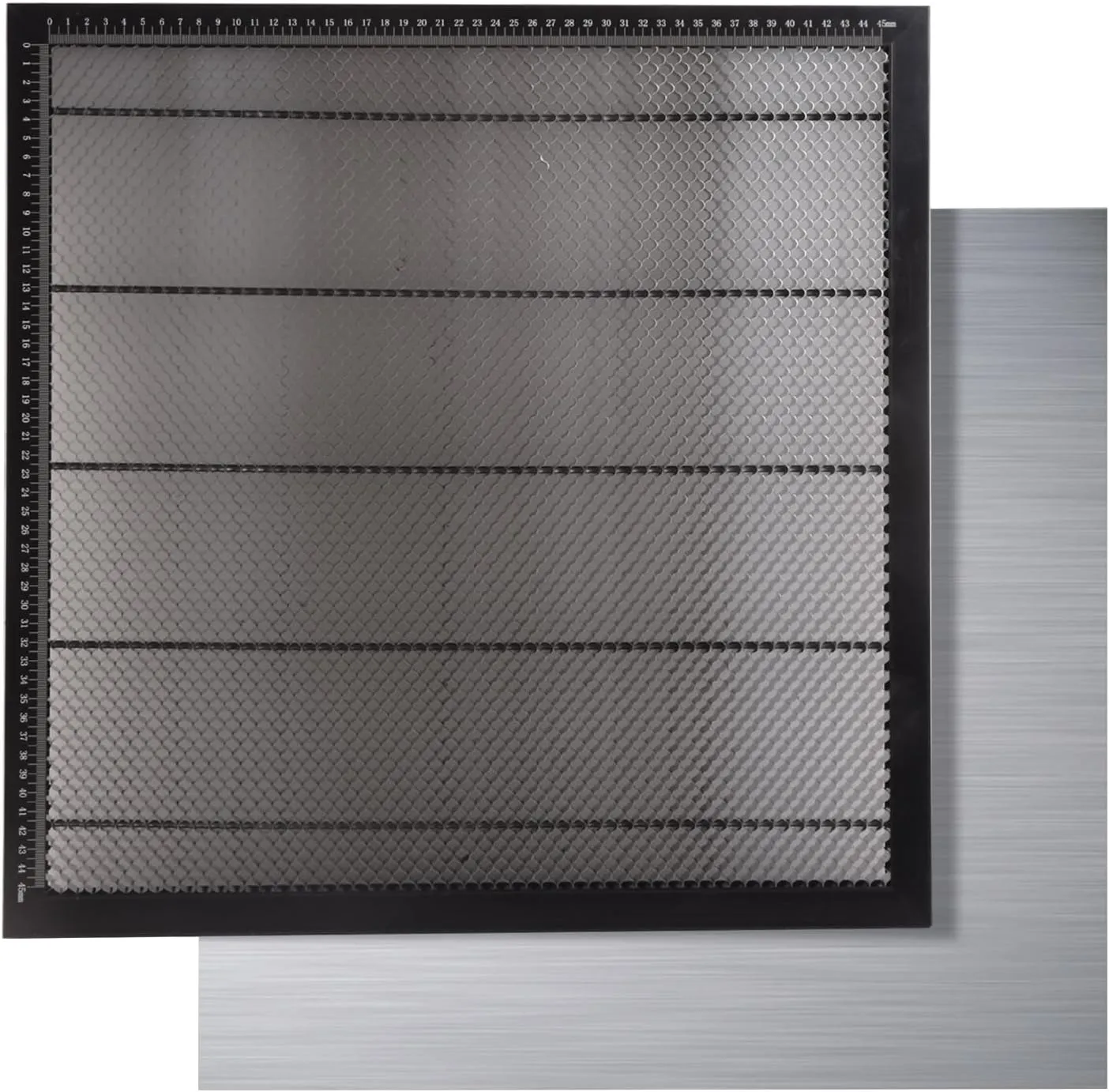 VAIDPRO Honeycomb Laser Bed 500mm X 500mm, The Soulmate for Laser Engraver, Honeycomb Working Table Honeycomb Panel for Fast Heat Dissipation and Desktop-Protecting, with Aluminum Plate