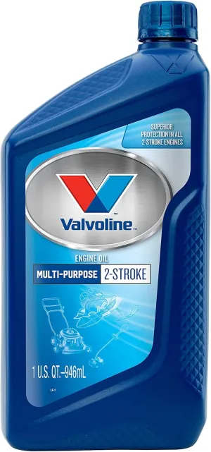 Valvoline 2-Cycle Multi-Purpose TCW-3 Motor Oil 1 QT