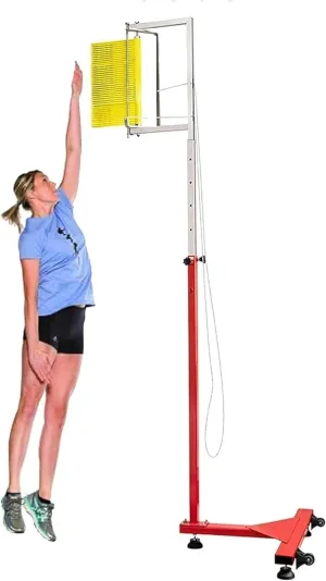 Vertical Jump Trainer for Athletes, Adjustable Jump Height Tester, Basketball Jump Training Aid, Range 5.6-11.8ft, 5.6-10.5ft, 4.6-9.2ft for Sports & Physical Therapy