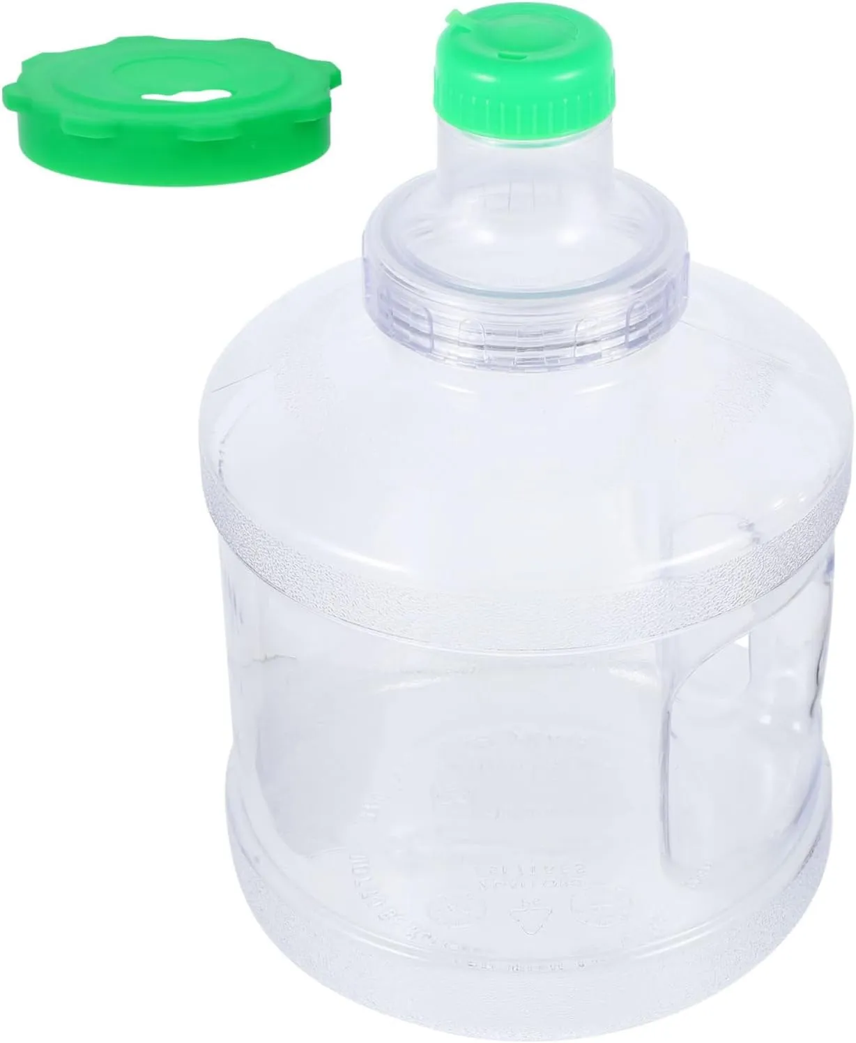 VICASKY Transparent Water Bucket Portable Water Holder with Lid for Camping Hiking and Outdoor Activities Sturdy and Reusable Material Easy to Check Water Level