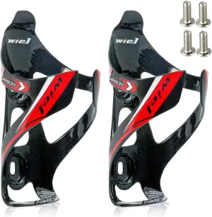 Wiel Full Carbon Fiber Bicycle Bike Light Drink Water Bottle Cage Holder
