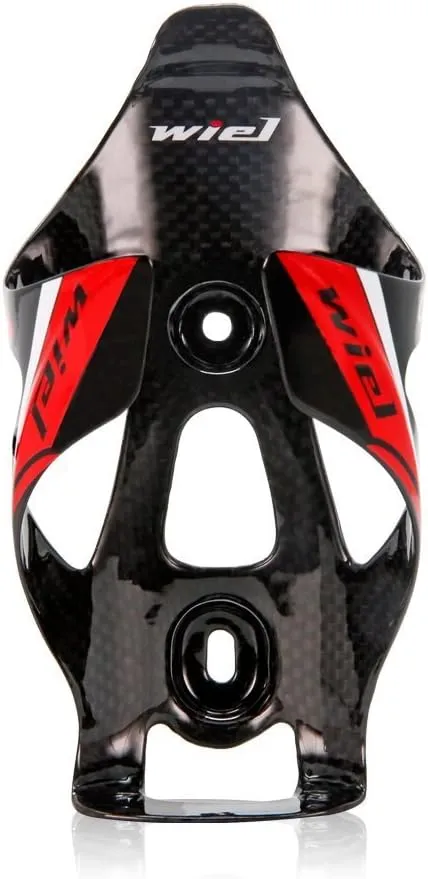 Wiel Full Carbon Fiber Bicycle Bike Light Drink Water Bottle Cage Holder