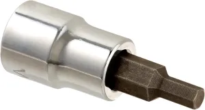 Wright Tool 3206 3/8" Drive Hex Type Socket with Bit, 3/16"