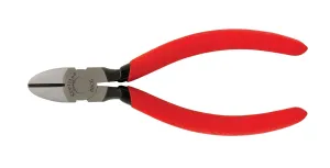 Xcelite 66NCGV Forged Alloy Steel All-purpose Side Cutting Pliers, Oval Head, Diagonal, Standard Jaw, 6" Length, 27/32" Jaw Length, Red Cushion Grip Handle, Carded