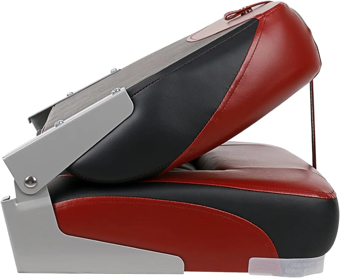 XGEAR Deluxe Low/High Back Boat Seat, Fold-Down Fishing Boat Seat